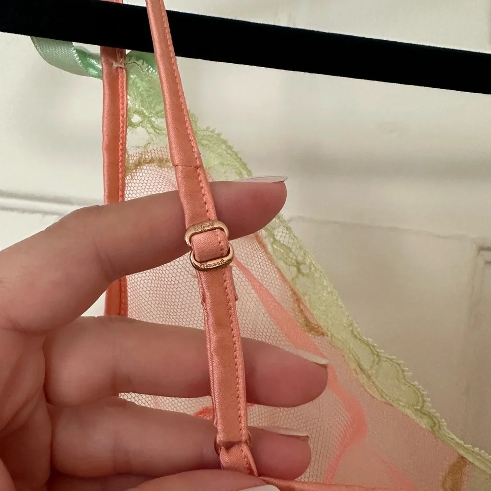 Agent Provocateur Heidi Bralette melon mint size small